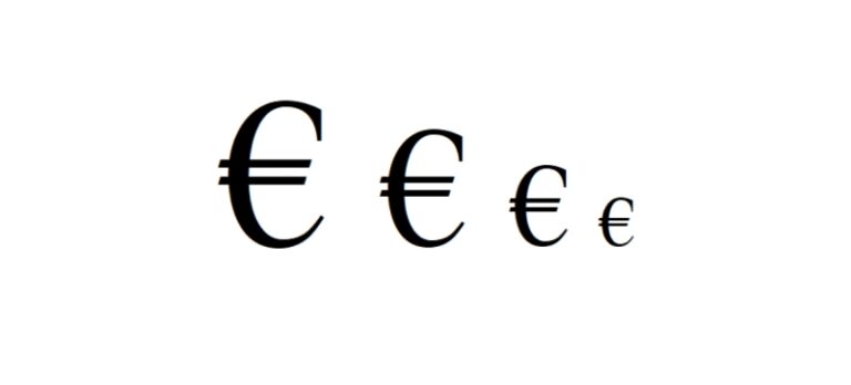 Znak euro na klawiaturze